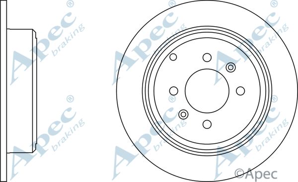 APEC BRAKING Тормозной диск DSK946